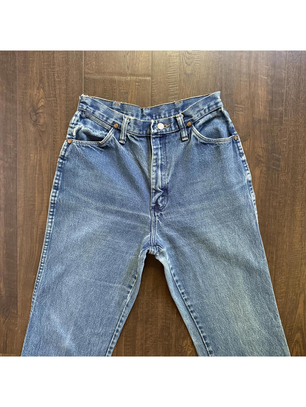 Vintage Wrangler Western Jeans Women 27x31 High Waist Rodeo Cowgirl 13MWZMR USA - Picture 2 of 7